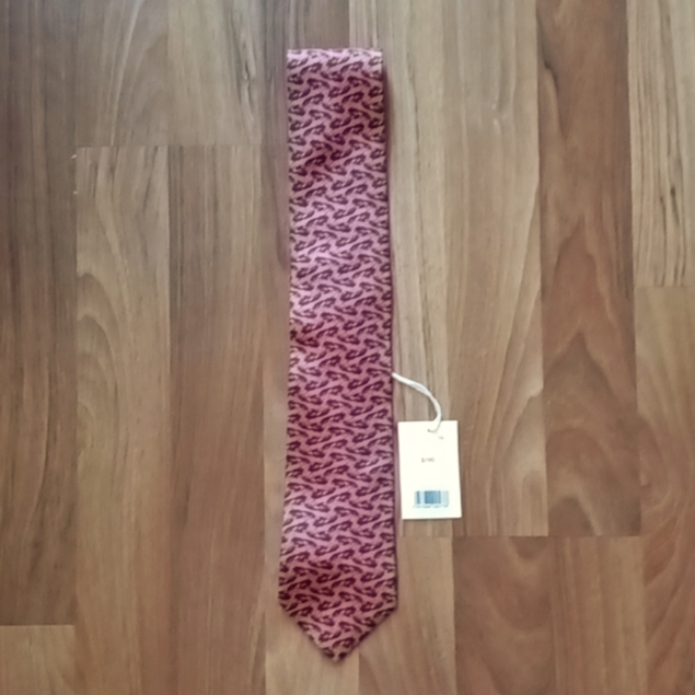 Pink Luxury Tie Made in London. Lobster Pink Design. Originally: $190, 100% Silk